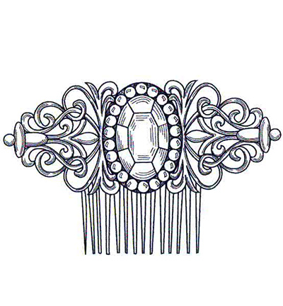 UMS098 - Creative Expressions - Vintage Comb - 