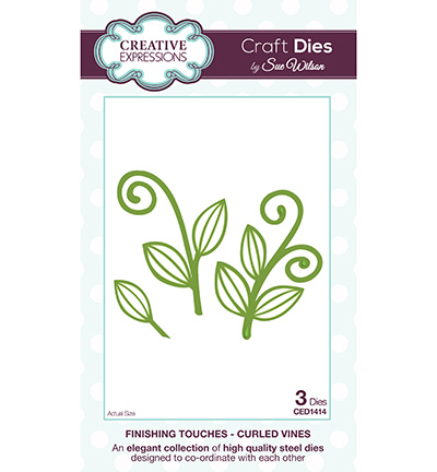 CED1414 - Creative Expressions - Curled Vines - The Finishing Touches Collection