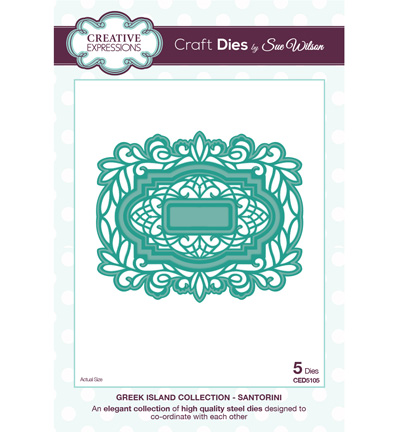 CED5105 - Creative Expressions - Santorini - The Greek Island Collection