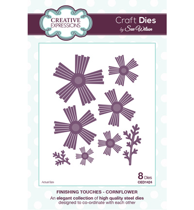 CED1424 - Creative Expressions - Cornflower - The Finishing Touches Collection