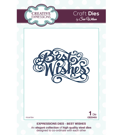 CED5405 - Creative Expressions - Best Wishes - The Expressions Collection