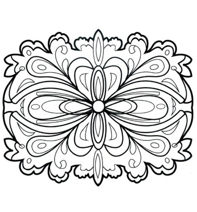 UMS592 - Creative Expressions - Floral Spiral Sunset - To Die For Stamp