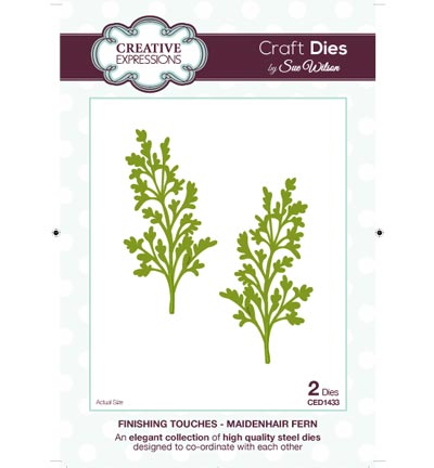 CED1433 - Creative Expressions - Maidenhair Fern - The Finishing Touches Collection