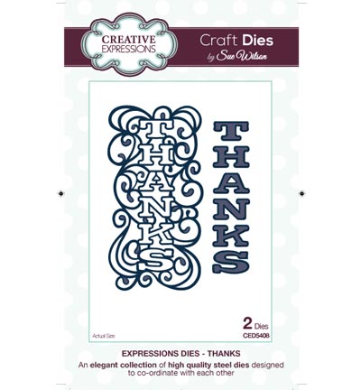 CED5408 - Creative Expressions - Thanks - The Expressions Collection