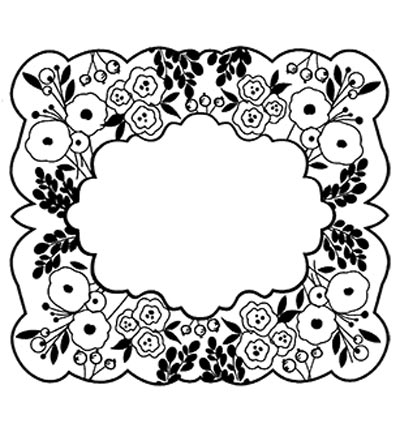 UMS619 - Creative Expressions - Blossom Frame - To Die For Stamp