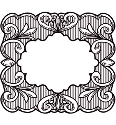 UMS622 - Creative Expressions - Swirl Toile - To Die For Stamp