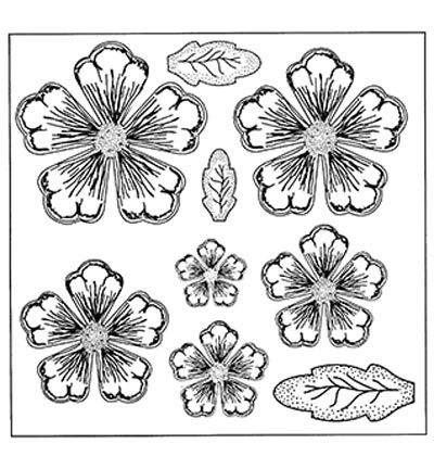 UMS633 - Creative Expressions - Shaded Peony - To Die For Stamp