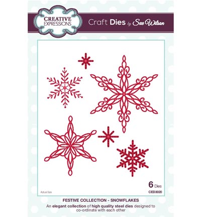 CED3020 - Creative Expressions - Snowflakes - The Festive Collection