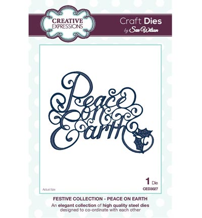 CED3027 - Creative Expressions - Peace on Earth - The Festive Collection
