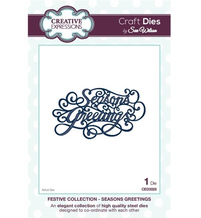 CED3028 - Creative Expressions - Seasons Greetings - The Festive Collection