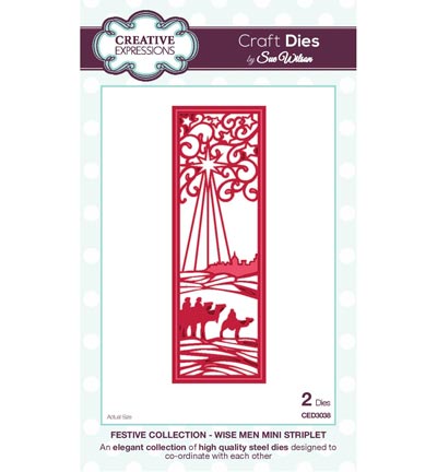 CED3038 - Creative Expressions - Wise Men Mini Striplet - The Festive Collection