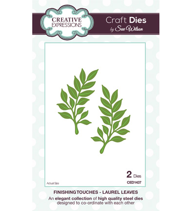 CED1437 - Creative Expressions - Laurel Leaves - The Finishing Touches Collection