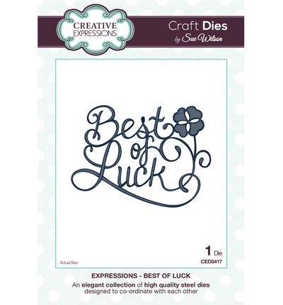 CED5417 - Creative Expressions - Best of Luck - The Expressions Collection