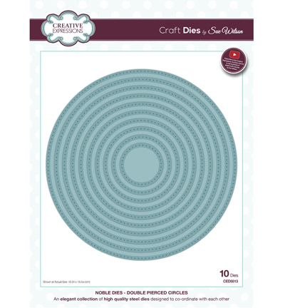 CED5513 - Creative Expressions - Double Pierced Circles - The Noble Collection