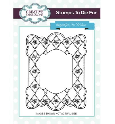 UMS715 - Creative Expressions - Tudor Diamond - To Die For Stamp