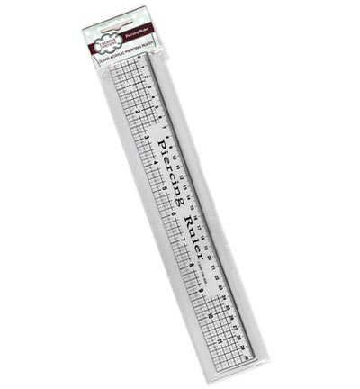 RULER - Creative Expressions - Piercing Ruler 12inch (30cm) - Piercing Ruler