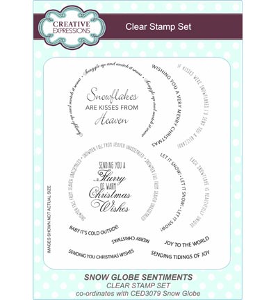 CEC773 - Creative Expressions - Snow Globe Sentiments - 