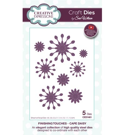 CED1461 - Creative Expressions - Cape Daisy - The Finishing Touches Collection