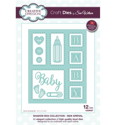 CED9307 - Creative Expressions - New Arrival - The Shadow Boxes Collection