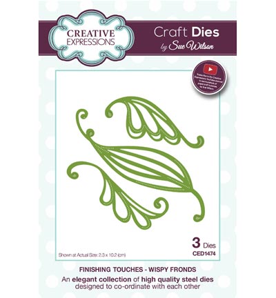 CED1474 - Creative Expressions - Wispy Fronds - The Finishing Touches Collection