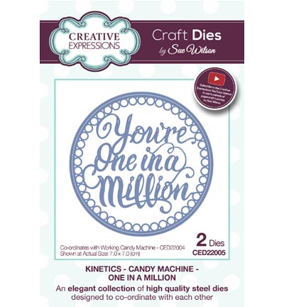 CED22005 - Creative Expressions - Candy Machine - One in a Million - CED22005 - Creative Expressions - Candy Machine - One in a Million -