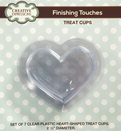 CETREATHEART - Creative Expressions - Heart Shaped Treat Cups - pk 7 - Accessories