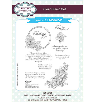 CEC831 - Creative Expressions - Vintage Rose - 