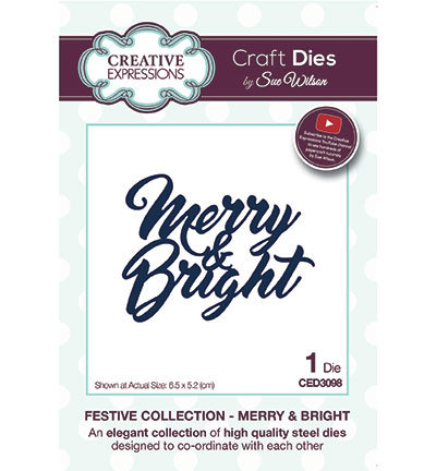 CED3098 - Creative Expressions - Merry & Bright - The Festive Collection