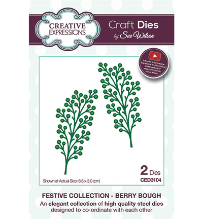 CED3104 - Creative Expressions - Berry Bough - The Festive Collection
