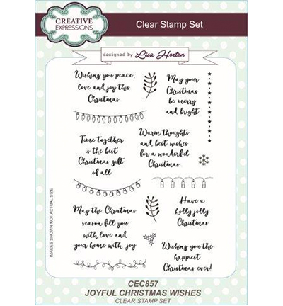 CEC857 - Creative Expressions - Joyful Christmas Wishes - 