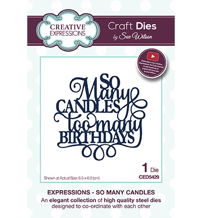 CED5429 - Creative Expressions - So Many Candles - The Expressions Collection