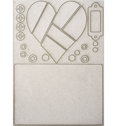 CEGBHEART - Creative Expressions - Scene Heart - Cardboard Shapes CEGBHEART - Creative Expressions - Scene Heart - Cardboard Shapes