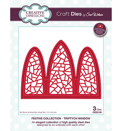 CED3139 - Creative Expressions - Triptych Window - The Festive Collection