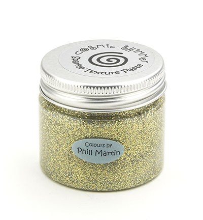 CSPMPASTSPNEW - Cosmic Shimmer - New Gold - Phil Martin Texture paste