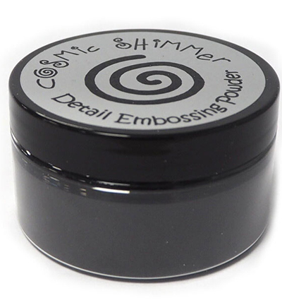 CSDEPLGBLK - Cosmic Shimmer - Black - Detail Embossing powder