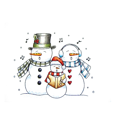 PND - Paper Nest Dolls - Carroling Snowman - 