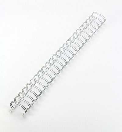 2665 - Zutter - Wire, white, 24 loops - Owire 3/4  inch