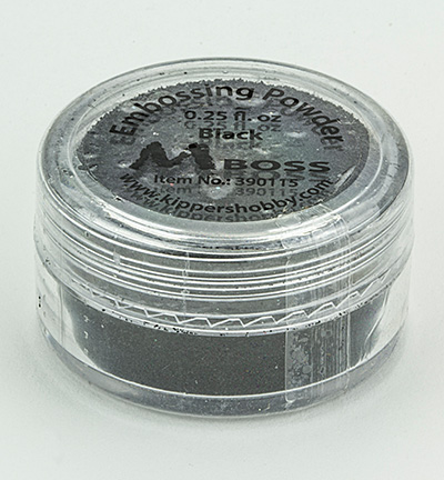 black - Mboss - Black - Mboss Embossing powder black - Mboss - Black - Mboss Embossing powder