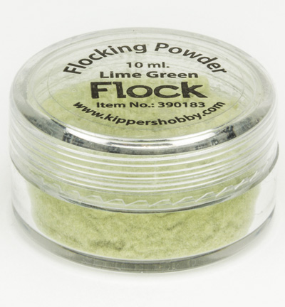 372C Lime Green - Flock - Lime Green - Poudre, flock & sable