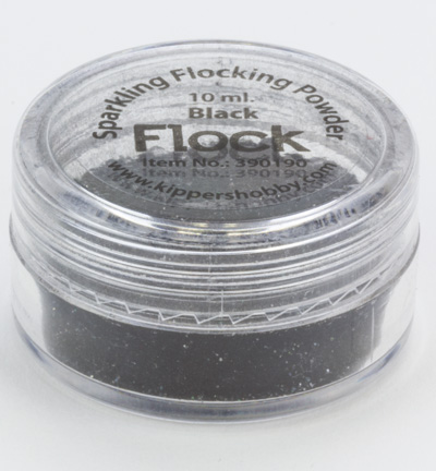 426C Black - Flock - Sparkling Black - 