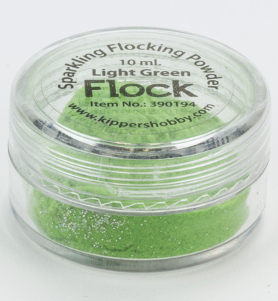 383C Light green - Flock - Sparkling Light Green - Flock Sparkling powder
