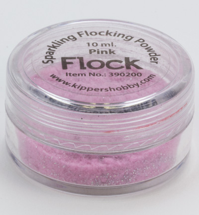 217C Pink - Flock - Sparkling Pink - Flock Sparkling powder