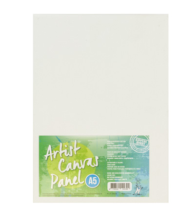 BVC3020 - Kippers - Plaque en toile, A5 - Rectangle blanc