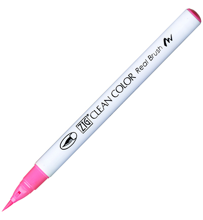 RB-6000AT/003 - Kuretake / ZIG - (003)Fl. Pink - Real Brush couleurs individuelles