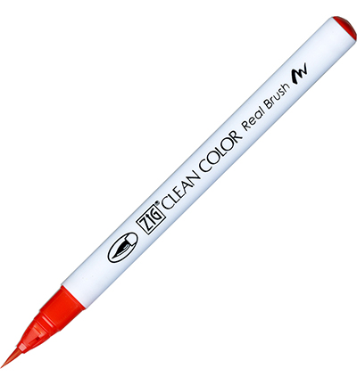 RB-6000AT/020 - Kuretake / ZIG - (020)Red - Real Brush couleurs individuelles