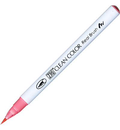 RB-6000AT/021 - Kuretake / ZIG - (021)Light Carmine - Clean Color Real Brush