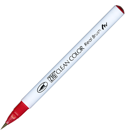 RB-6000AT/024 - Kuretake / ZIG - (024)Wine Red - Real Brush couleurs individuelles