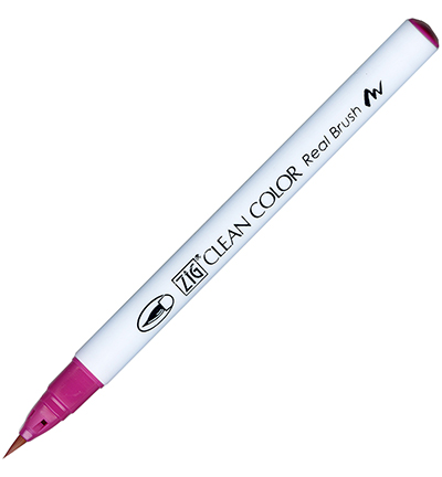 RB-6000AT/027 - Kuretake / ZIG - (027)Dark Pink - Real Brush couleurs individuelles
