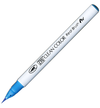 RB-6000AT/031 - Kuretake / ZIG - (031)Cobalt Blue - Real Brush couleurs individuelles