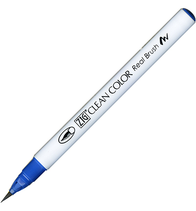 RB-6000AT/034 - Kuretake / ZIG - (034)Dull Blue - Real Brush couleurs individuelles
